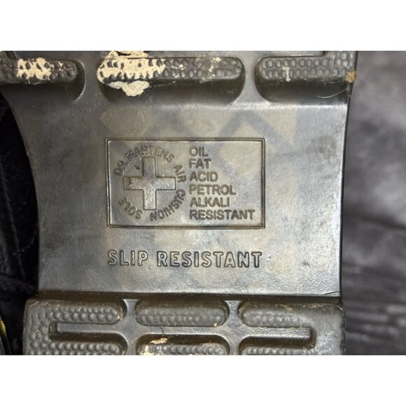 DR. DOC MARTENS Iron Bridge Black Industrial Steel Toe Safety Work Boots Mens 8 - Picture 9 of 14